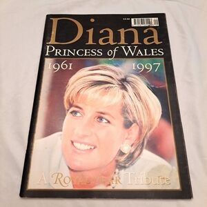 Diana Princess of wales A Royal Year Tribute 1961 1997 Vintage Magazine